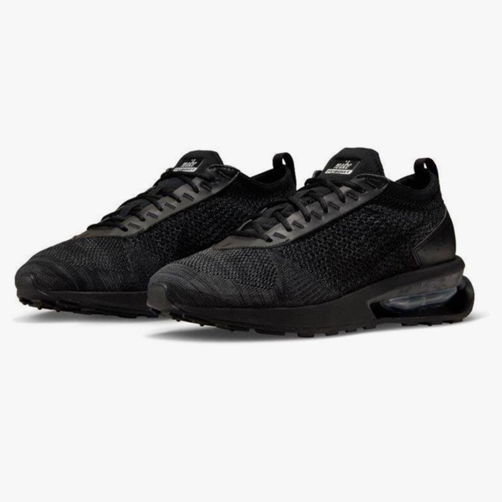 NWT Nike Air Max Flyknit Racer Men's  Running Sneakers Black/Anthracite US/12